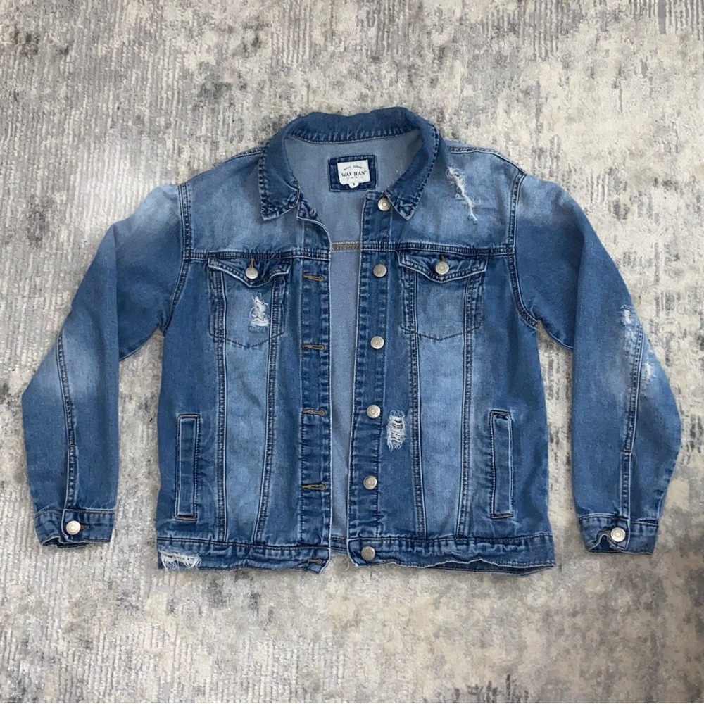 Distressed Jean Jacket